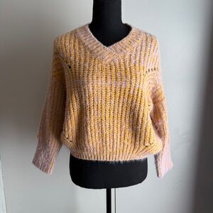 Raga Anthropologie Marley Sweater V-Neck Women’s Size Small